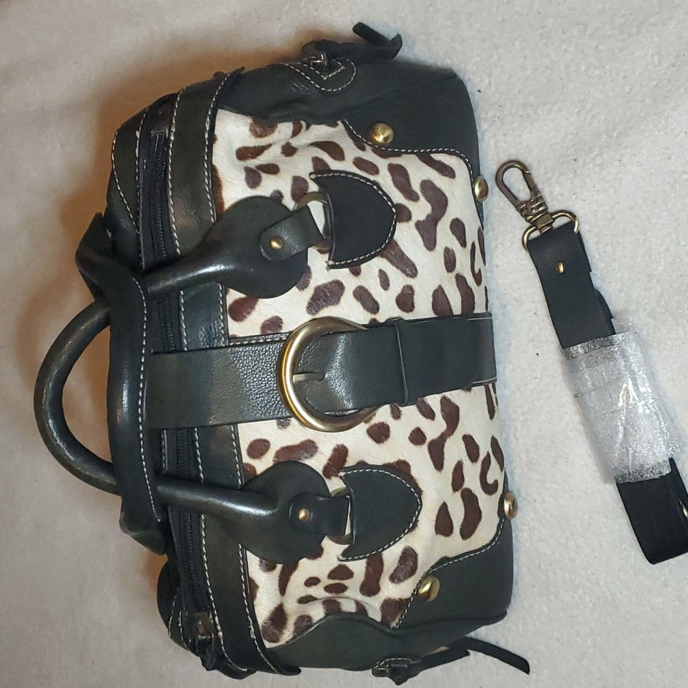 Michael Rome Design Animal Print Bag